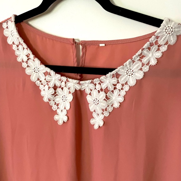 SHEIN floral collar top - Picture 2 of 2